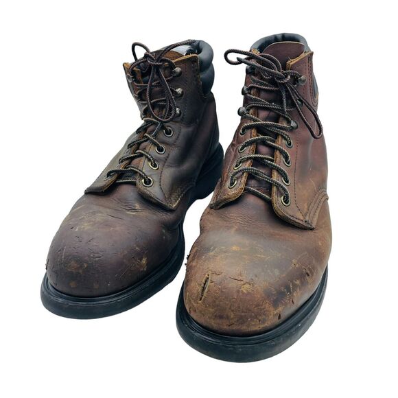 Red Wing 2245 Men\'s Boots, Size 10.5 D Brown Leather, Steel Toe main image 7